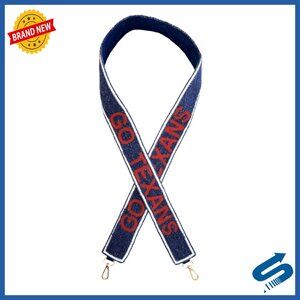 49" Beaded Purse Strap with Lobster Clasp for Crossbody Bags Game Day